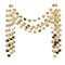 6 Pcs Glitter Champagne Gold Paper Circle Dot Garland - 52 Feet, Hanging Bunting for Birthday Parties, Engagements, Bridal Showers, Weddings, Baby Showers, Christmas, and Photo Backdrops